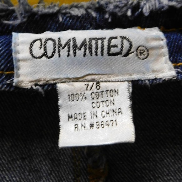 Committed frayed waist, seams & hem denim jeans - Picture 4 of 7